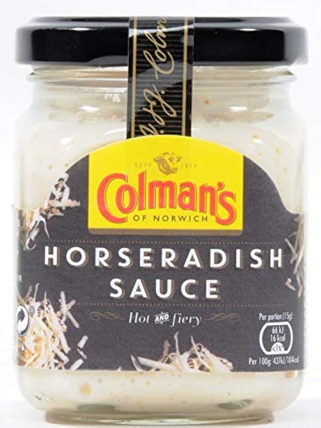 Colmans Condimentos (Salsa de rábano picante 3 x 136g) 