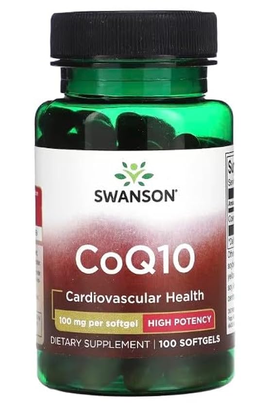 Swanson CoQ10 100mg - Suplemento Antioxidante para Salu