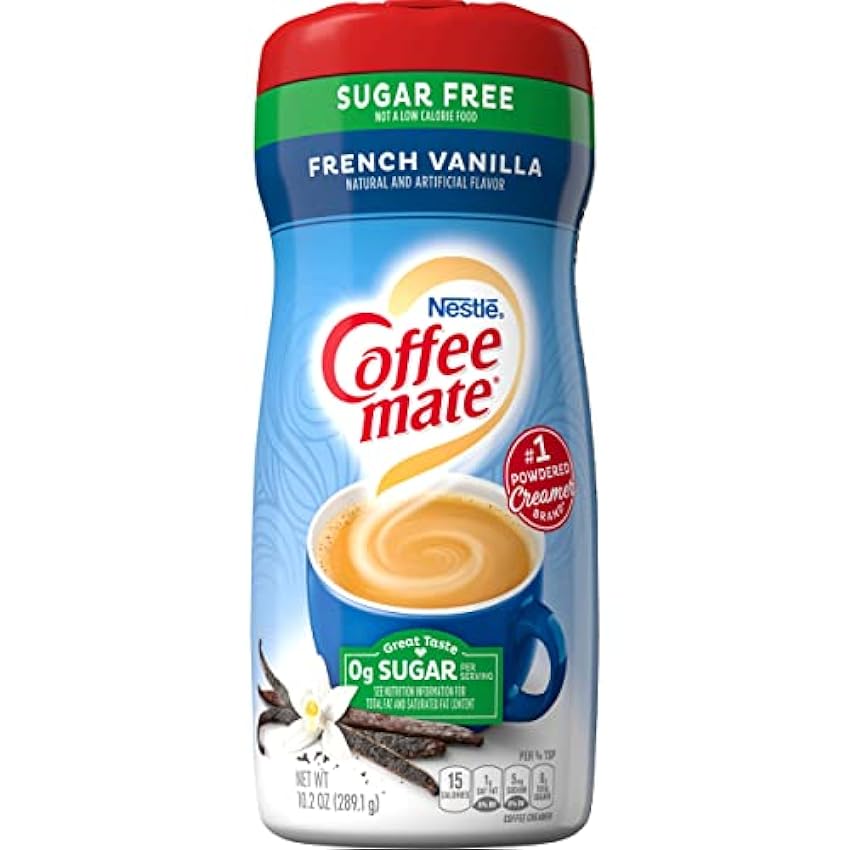 Coffee-mate French Vanilla, Sugar-Free Powdered Coffee 