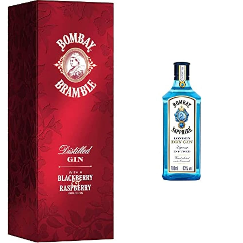 Bombay Bramble Botella de Ginebra, 70 cl, Edición con C