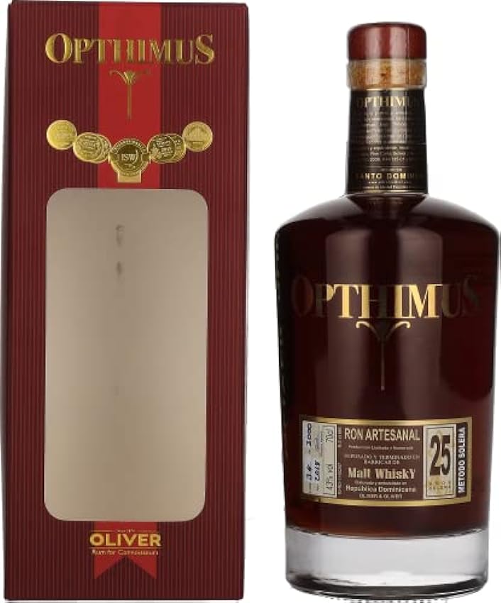 Opthimus 25 Años Malt Whisky Finish 43% Vol. 0,7l in Gi
