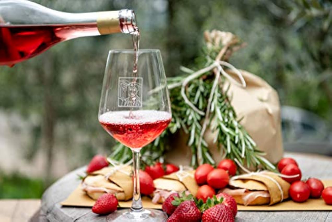 Rosé di Montemaggio - Vino Fino Rosado Seco Orgánico Ecologico Elegante de Italia – 100% Sangiovese - IGT Toscana - Corcho de Vidrio - Fattoria di Montemaggio - 0.75L - 1 Botella pvMEFJBv
