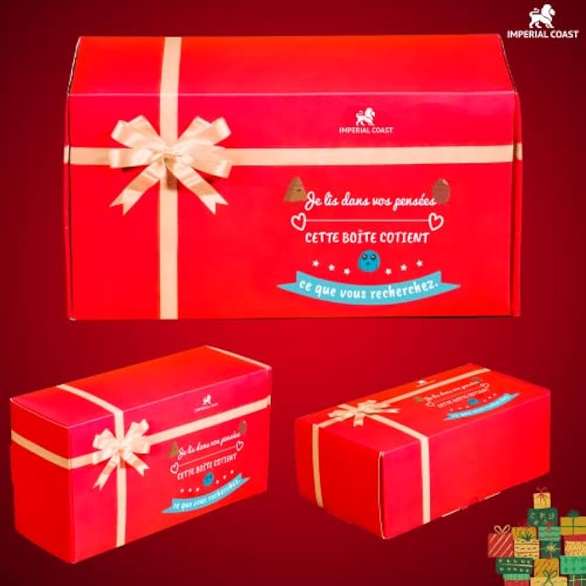 Coffret cadeau de chocolats I Cadeau original pour anniversaires, enfants, amoureux - Coffret chocolat a offrir original (Mix) Jhg9nobJ