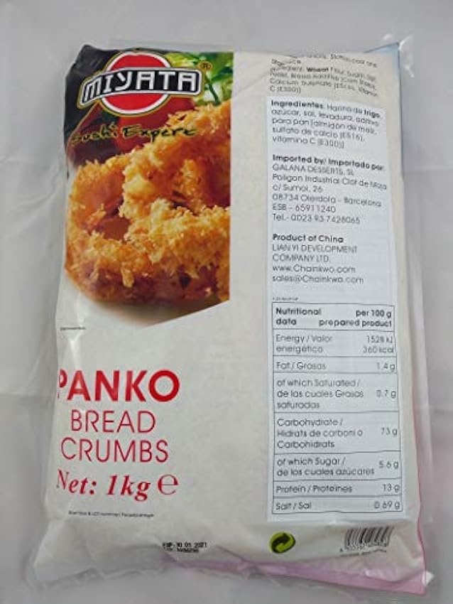 MIYATA Winesfromspain Bread Crumbs Panko - 1 kg GpRhPKRX