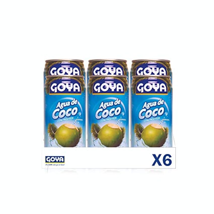 Goya Agua de Coco en Lata, 12 Unidades x 520 Ml, 3120 G
