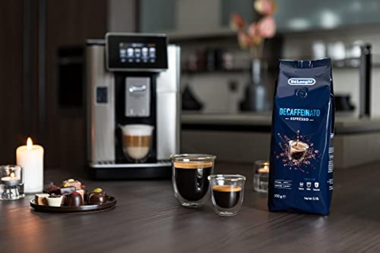 De´Longhi Decaffeinato Espresso, Café Descafeinado en Grano Arábica 50% y Robusta 50%, DLSC607, Paquete de 500 gr fTFvg0Jw