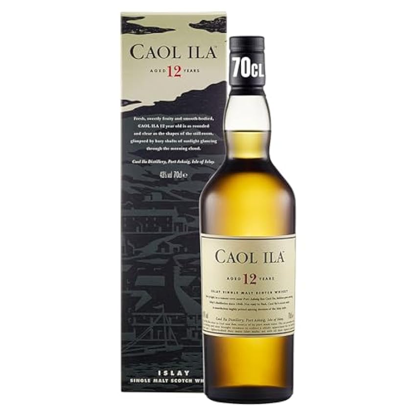 Caol Ila 12 Años, whisky escocés puro de malta de la Is