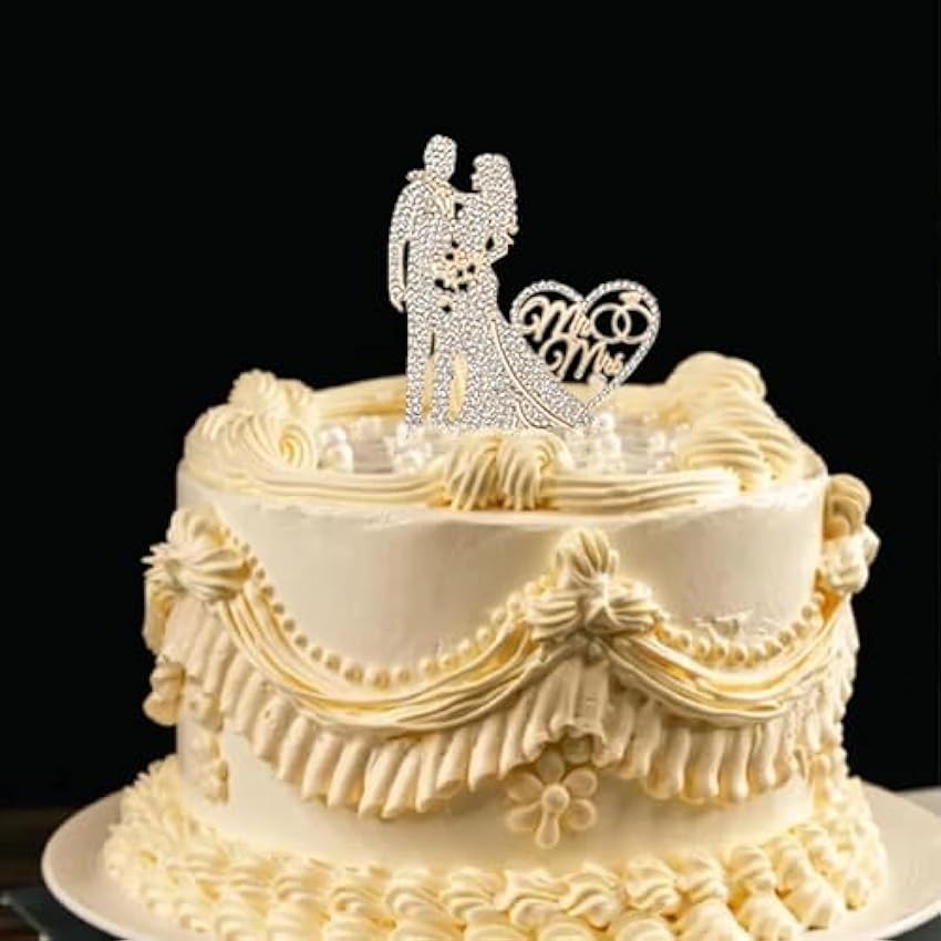 Decoración para tarta de boda personalizada PDHZSRNI