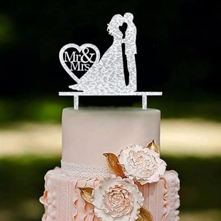 Decoración para tartas de boda, 16 cm de ancho, figuras