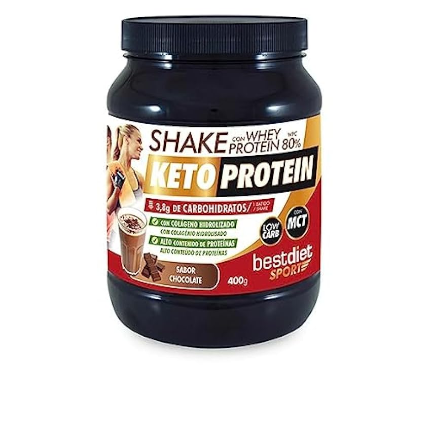 Shake Whey Protein 80% Sabor Chocolate 400gr IQB1G7po