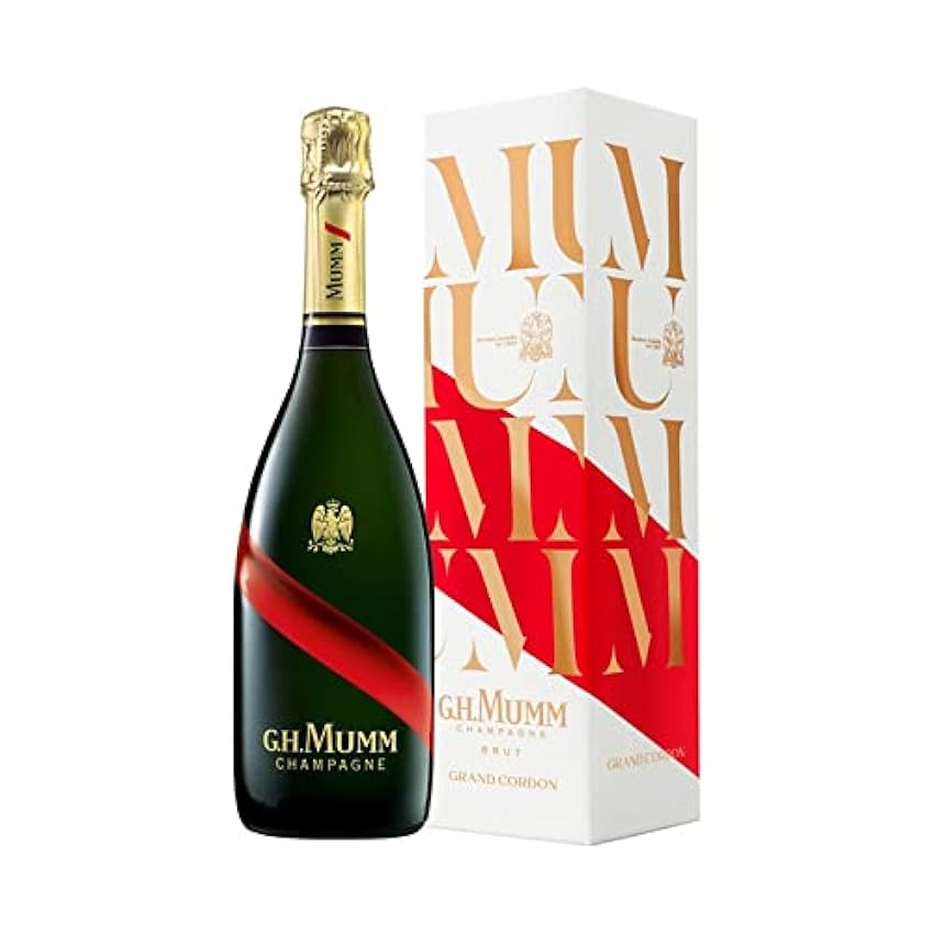 Mumm Grand Cordon Brut Champagne con Estuche - 750 ml h
