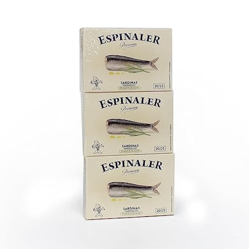 Sardinillas Premium en aceite de oliva Espinaler - Pack