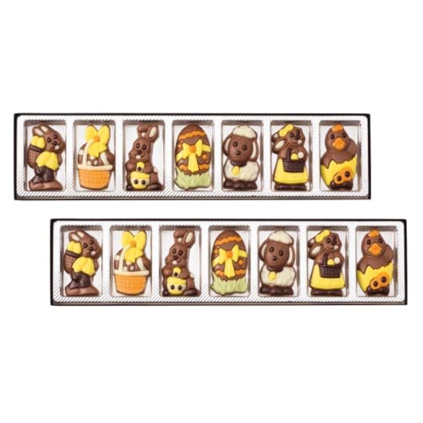 Weibler - Caja de regalo (7 figuras, leche, chocolate, 