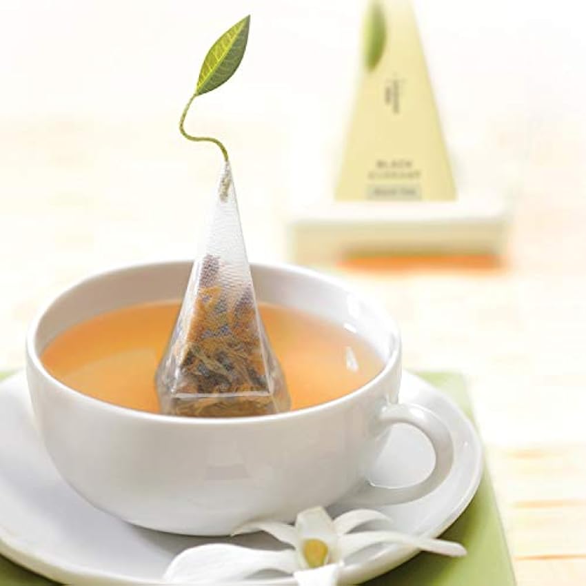 Tea Forté Caja Surtido de Presentación Tea, 20 Bolsitas de Té con Infusor Artesanal en forma de Pirámide – Té Negro, Té Blanco, Té Verde, Té de Hierbas h5R4Vmgl