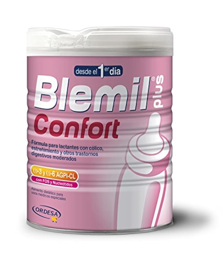 Blemil Plus Confort Fórmula en Polvo para Lactantes con Cólico, Estreñimiento y Otros Trastornos Digestivos Moderados - 800 g n0Kb0Spi