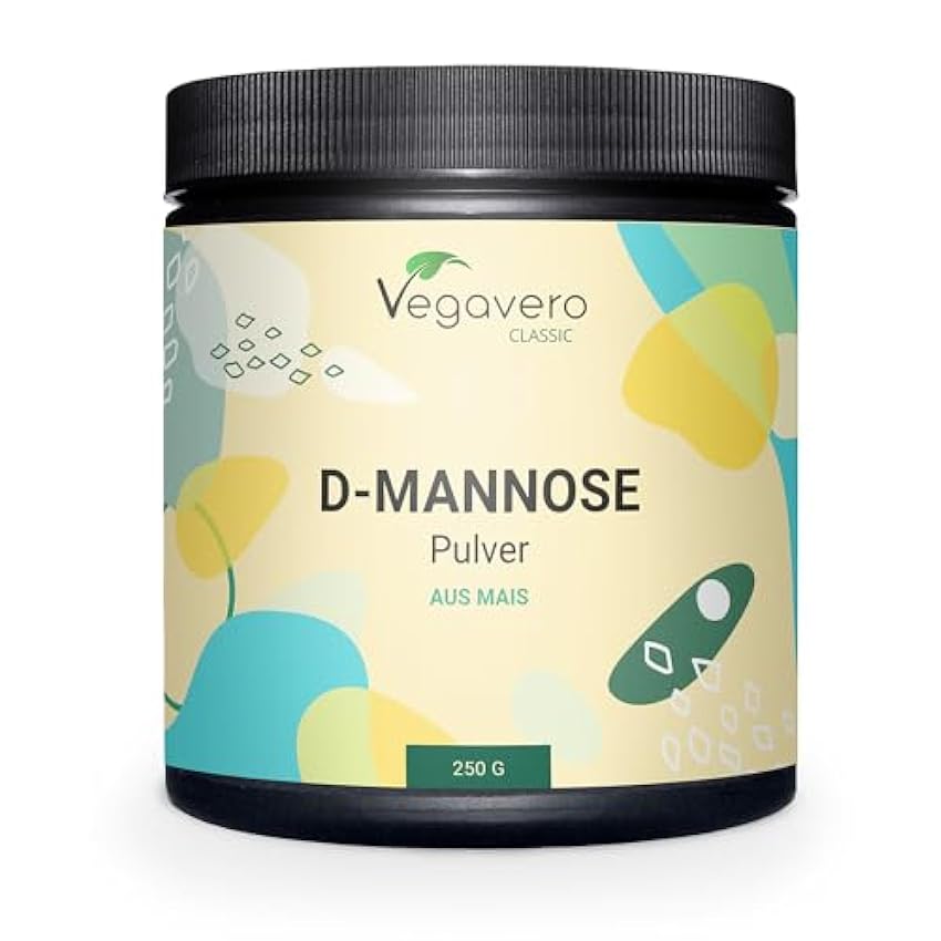D-Mannose Polvo 99% PURA Vegavero® | 250 g – Para 4 Mes