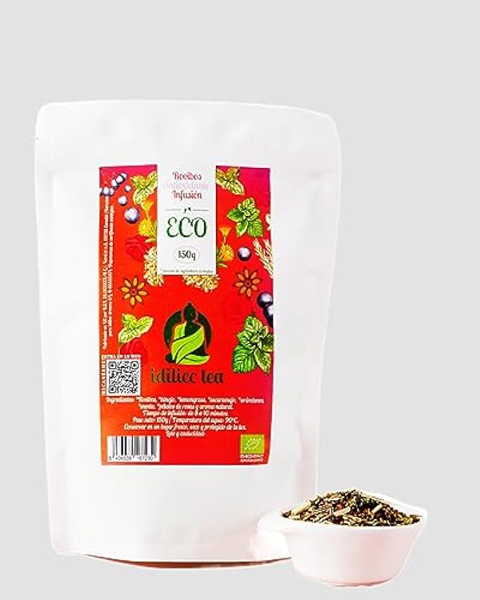IDILICC TEA | Rooibos Antioxidante Eco | 150 Gramos a G