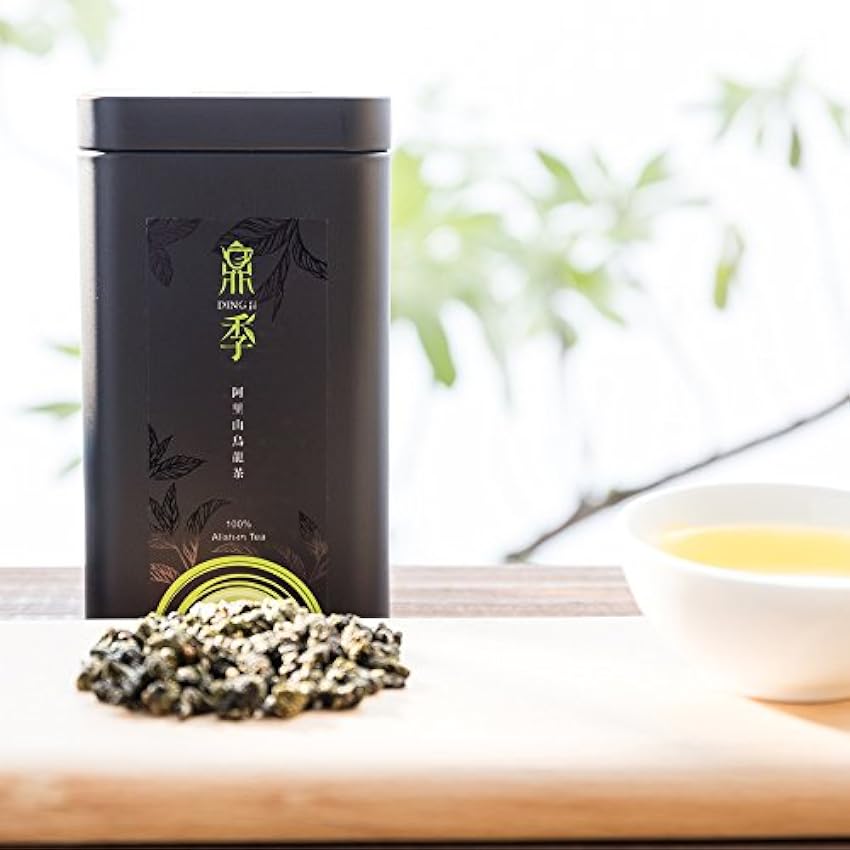 鼎季 DING JI Taiwán Alishan Premium Oolong Tea 150G, Té Original De Hojas Sueltas, Té 100% Natural De Alta Montaña De Taiwán. IU0qnmvF