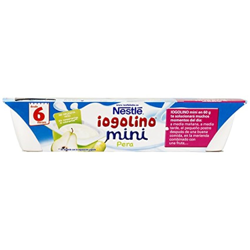 Iogolino - Mini Pera A Partir De 6 Meses 6 x 60 g - [pack de 4] l2Cnz7WY
