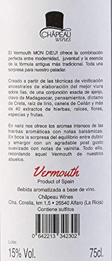 Vermouth Mon Dieu! Vermut - 0.75 litros HOlkrqOc