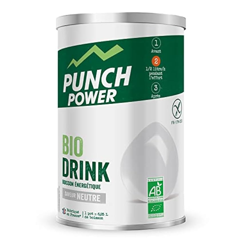 Punch Power Biodrink Neutre Pot de 500 g OUEkAPKY