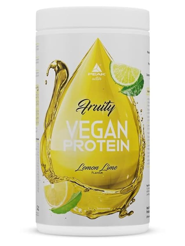 Peak Fruity Vegan Protein 400 Gr Sabor Limón-Lima hHPTA