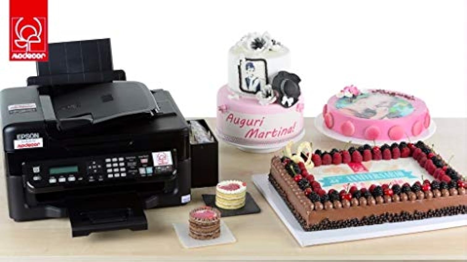 PARTYLANDIA Oblea de la familia Addams para decoración de tartas de cumpleaños y fiestas temáticas. hgPaFMUe