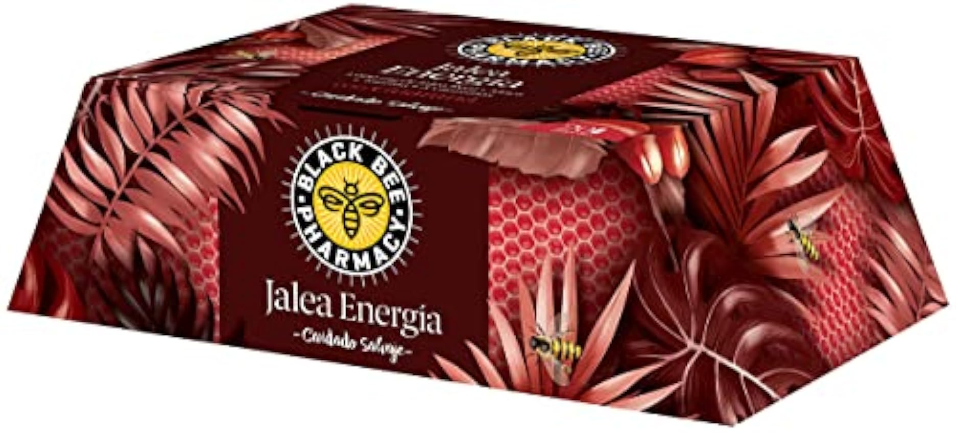 Black Bee Jalea Real Energía, Complemento Alimenticio con Maca, Guaraná, Taurina y 5 Vitaminas - 20 Ampollas IbMFY3WY