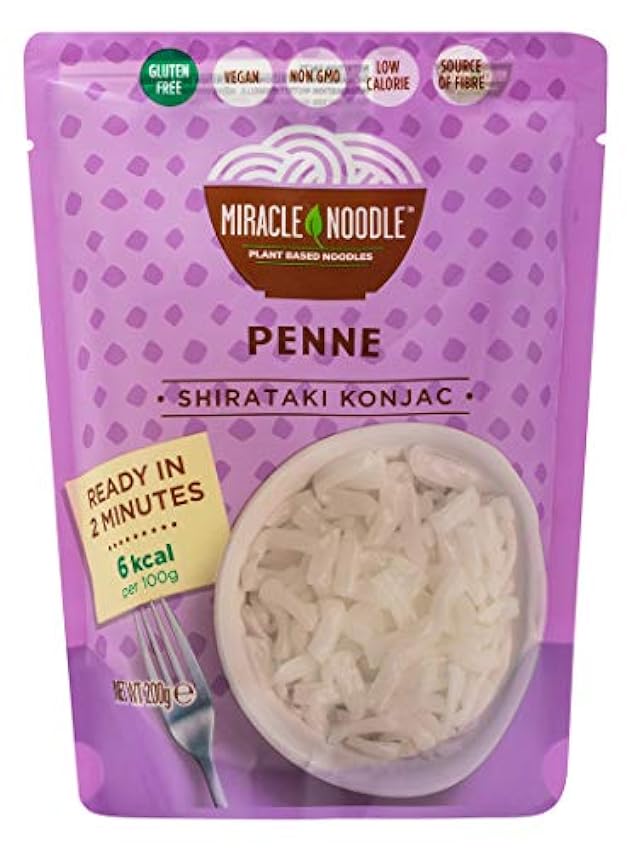 Macarrones Shirataki de Konjac Miracle Noodle 10 paquet