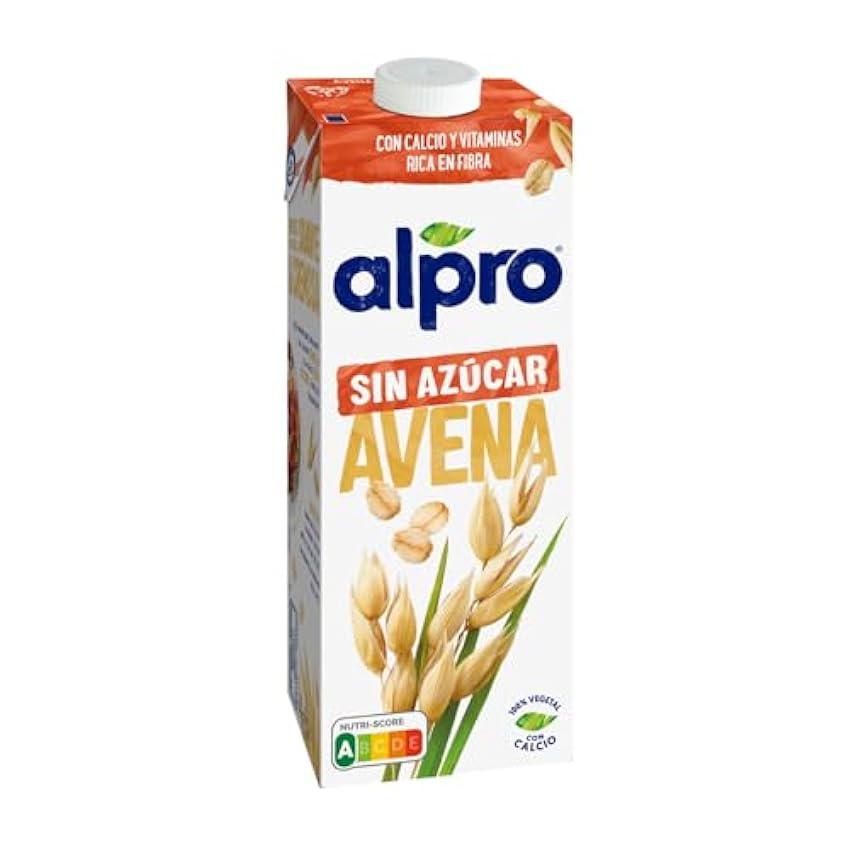 Alpro Bebida Vegetal de Avena sin Ázucar - Pack de 6 x 1L Nl3lMPSp