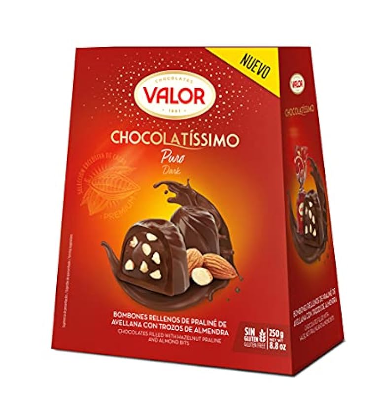Valor - Chocolatíssimo Puro. Bombones de chocolate puro