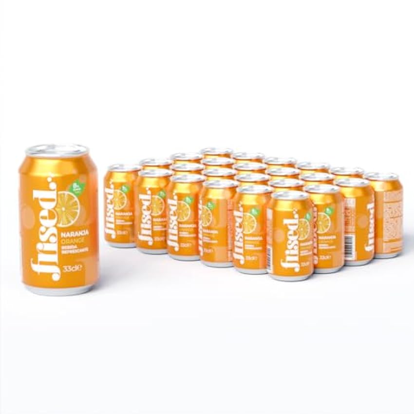 Frised Refresco Naranja - Pack 24 latas x 33 cl GS84IJQ