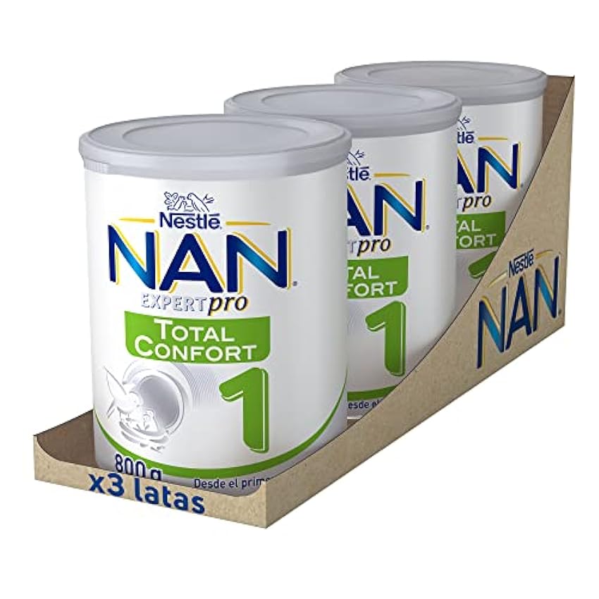 NAN Nestlé Total Confort 1 Fórmula en Polvo para Bebés,