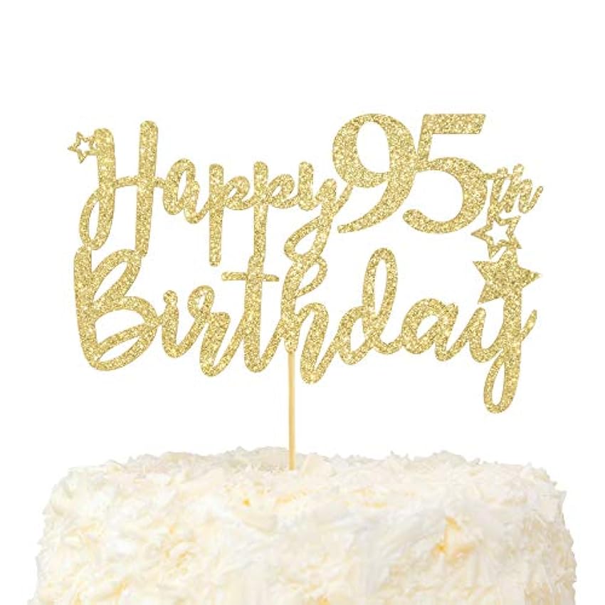 LOVENJOY Happy 95th Birthday Cake Topper 95 y Fabuloso 