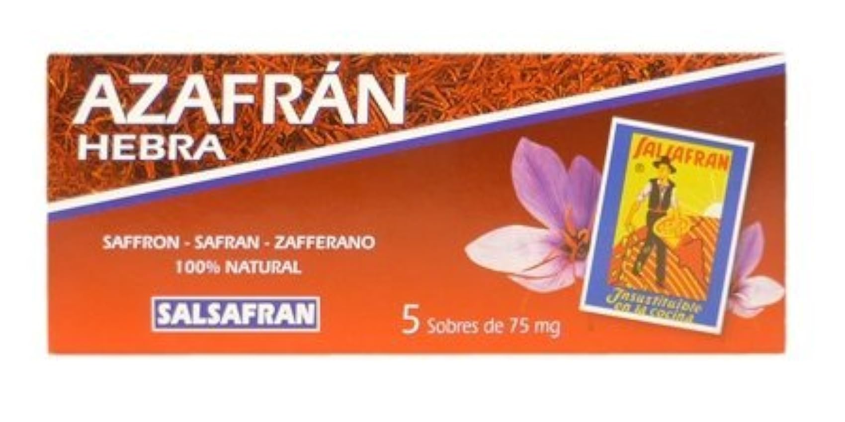 Safran en pistil 5 bolsas x 75 mg hCryQ3sR