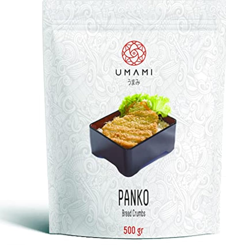 Umami Pan rallado japonés Panko 500 gr - Made in Italy - ¡Receta japonesa, frito crujiente y no graso! kKphyWwS