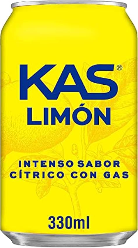 Kas Limón Bebida Refrescante, Pack de 9 x 33cl, 2970 mililitro, 9 ixWrY9ki