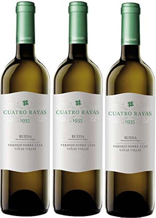 CUATRO RAYAS 1935 Verdejo - Vino Blanco DO Rueda (3 botellas x 750ml) oDLQGhxv