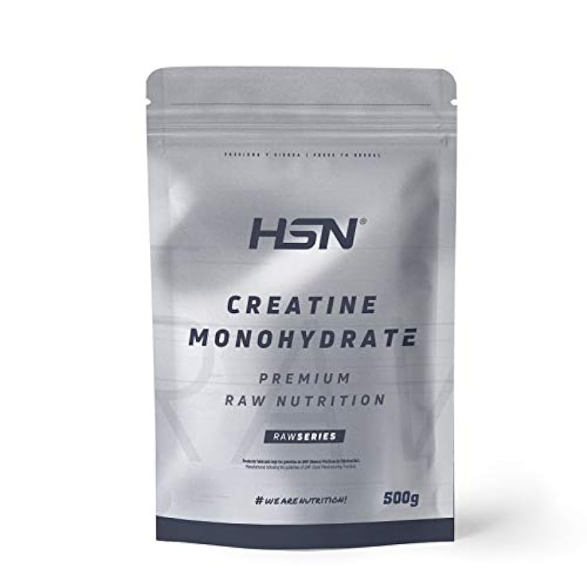 Creatina Monohidrato en Polvo de HSN | Sin Sabor 500 g 