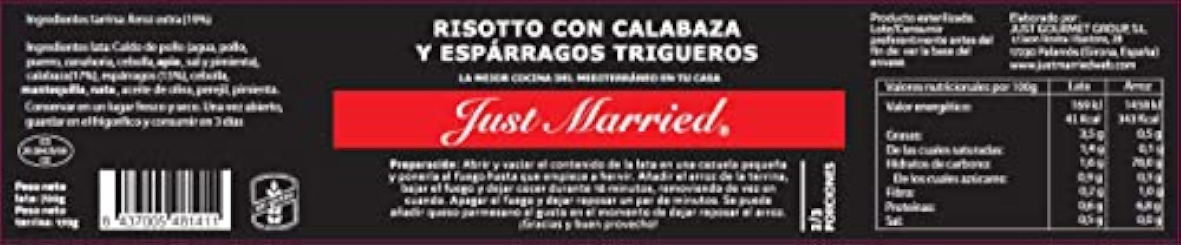 Just Married Risotto de calabaza y esparragos trigueros Jt12KI90