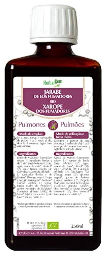 Jarabe De Los Fumadores 250 ml de Herbalgem ozCPfzYP