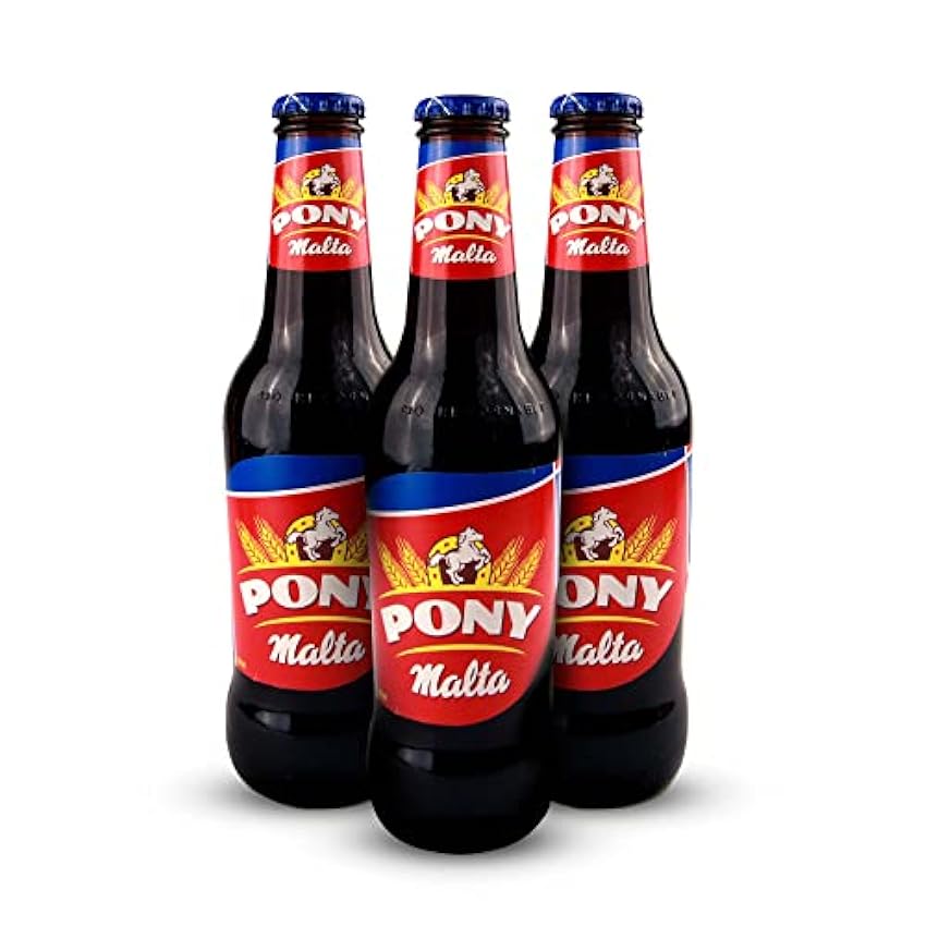 Pony Malta - Bebida de extractos de malta. Botella 330m