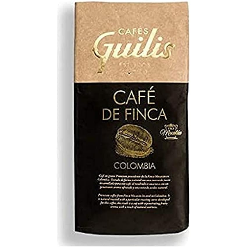 CAFES GUILIS DESDE 1928 AMANTES DEL CAFE Café Colombia en Grano Entero Arábica Tueste Natural. Finca Mocatán 1 Kilogramo lEB4o1xz