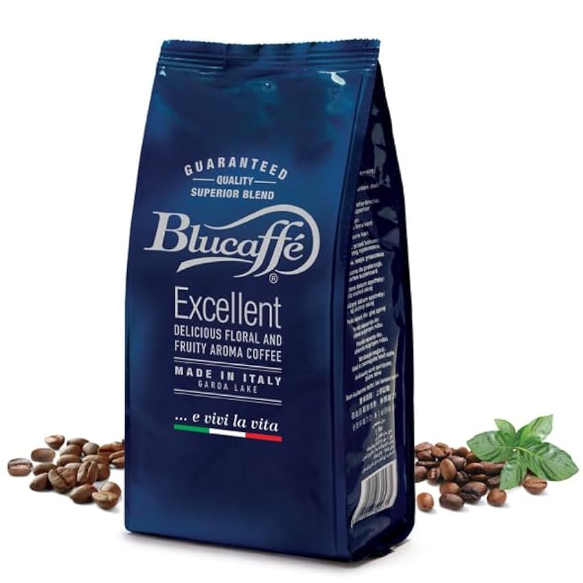 LUCAFFÈ Blucaffè Granos de café, 700 gr X 15 paquetes d