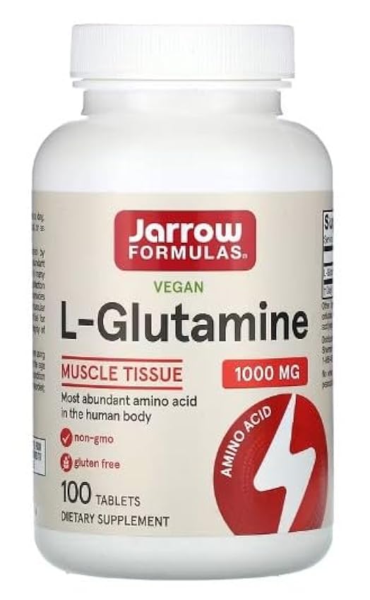 Jarrow Formulas L-Glutamina, 1000mg - 100 tabletas, Sup