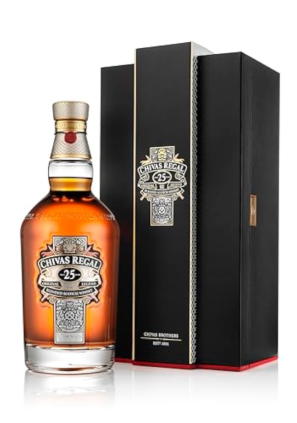 Chivas Regal 25 años Whisky Escocés de Mezcla Premium, 