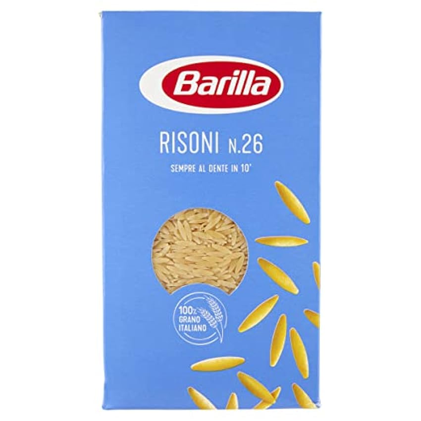 Barilla - Risoni, Pasta di Semola di Grano Duro, n.26-500 g jsU3X6uU