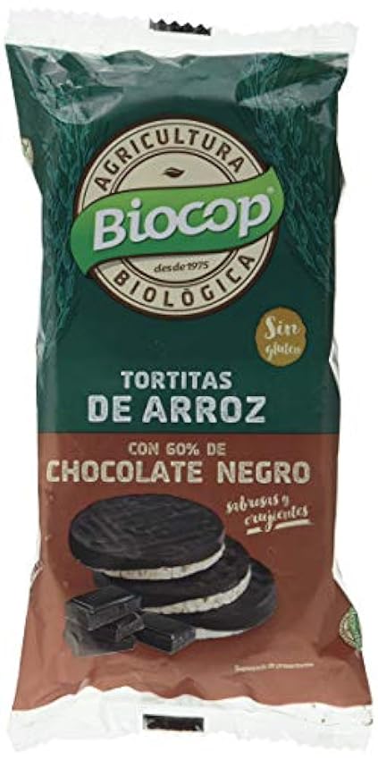 Biocop Tortitas Arroz Choco Negro Biocop 100 G 500 g Fz
