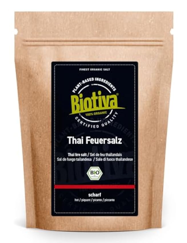 Biotiva sal de fuego tailandesa 250g orgánica - ideal para platos asiáticos - embotellada en Alemania (DE-ÖKO-005) Gp8wxyAh