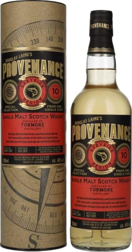 Douglas Laing PROVENANCE Tormore 10 Years Old Single Ca